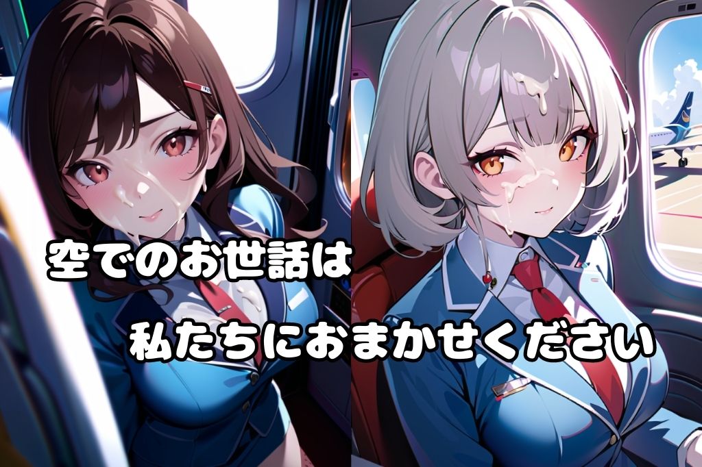 サンプル画像2:ぶっかけサービス始めました〜キャビンアテンダント編〜(彩風  咲) [d_417171]