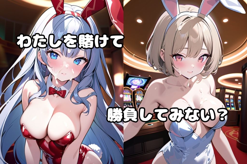 サンプル画像2:ぶっかけサービス始めました〜カジノスタッフバニーガール編〜(彩風  咲) [d_417176]