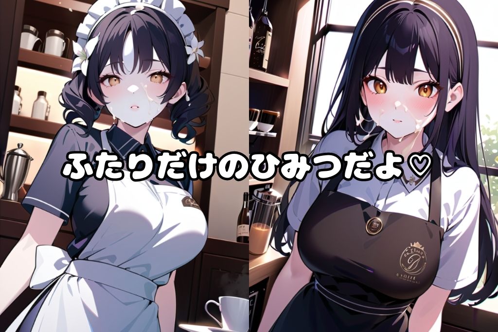 サンプル画像2:ぶっかけサービス始めました〜うちのカフェの看板娘編〜(彩風  咲) [d_417191]