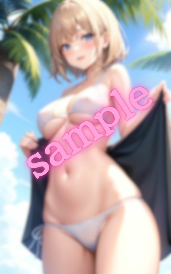 サンプル画像3:ビキニ姿にお着換え中〜【美少女の厳選画像種】(AIラブ4) [d_417325]