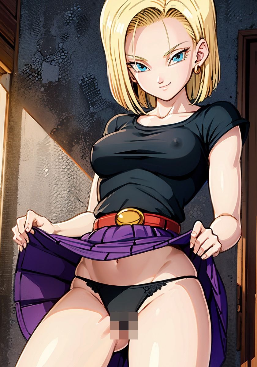 サンプル画像2:人造人間18号とSEXするイラスト集【ドラゴン〇ール】(アトリエわたあめ) [d_417342]