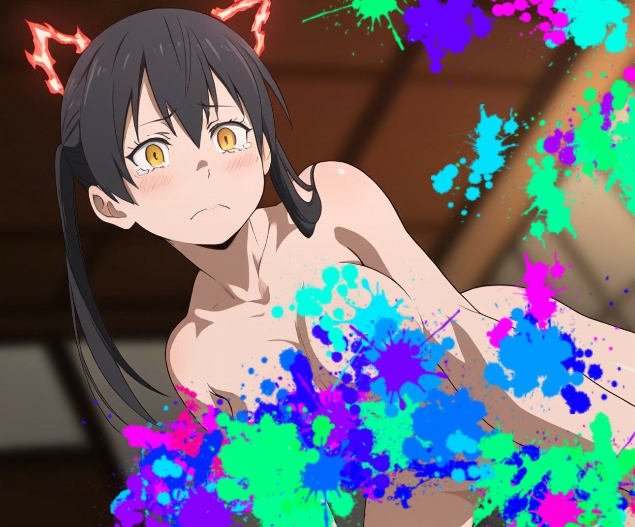 サンプル画像6:ラッキースケベられ消防官の性事情(ある) [d_417529]