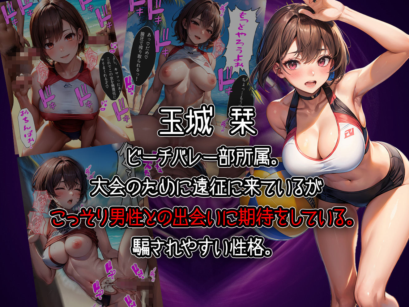 サンプル画像5:5人の部活女子校生を催●アプリで洗脳支配して中出ししまくる話【セリフ付き】(aiもみむ出版) [d_417557]