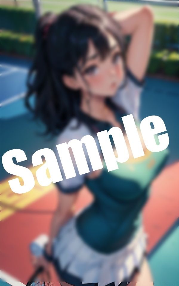 サンプル画像4:夏のテニス合宿〜エッチな妄想したら乳首が立っちゃった(妄想変態企画) [d_417564]