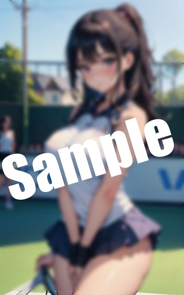 サンプル画像6:夏のテニス合宿〜エッチな妄想したら乳首が立っちゃった(妄想変態企画) [d_417564]