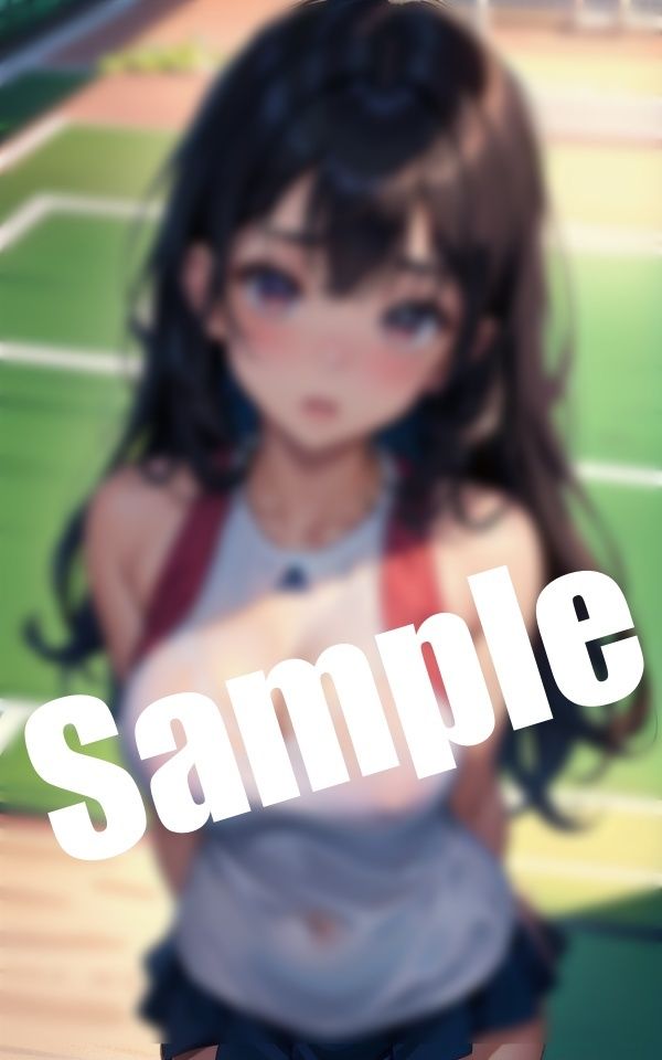 サンプル画像1:テニス部員が大胆露出〜真夏のテニスは暑すぎて…(えちえち見放題) [d_417566]