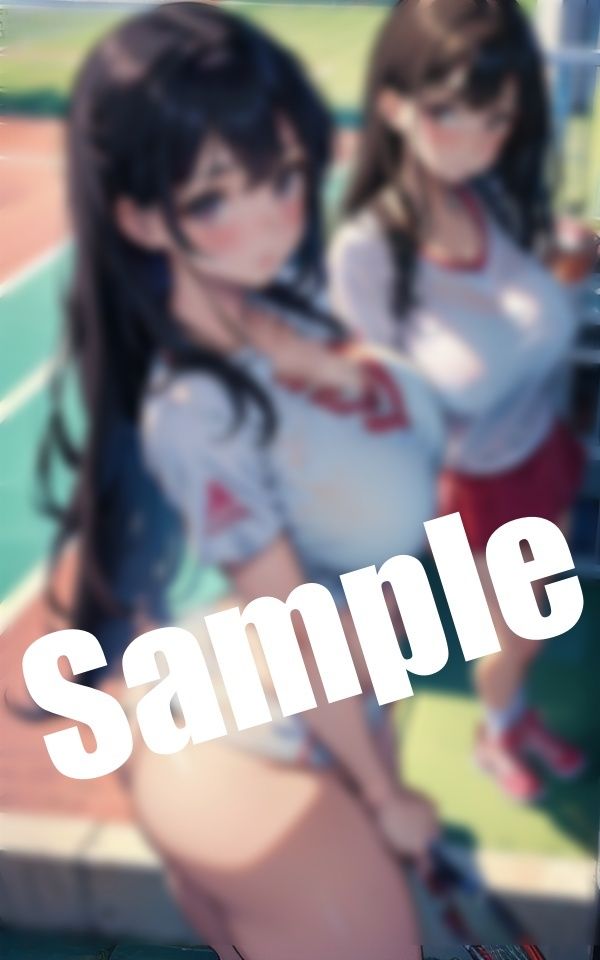 サンプル画像5:テニス部員が大胆露出〜真夏のテニスは暑すぎて…(えちえち見放題) [d_417566]