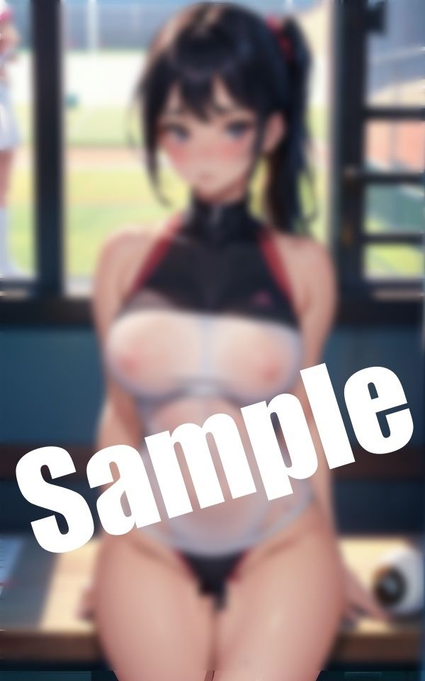 サンプル画像6:テニス部員が大胆露出〜真夏のテニスは暑すぎて…(えちえち見放題) [d_417566]