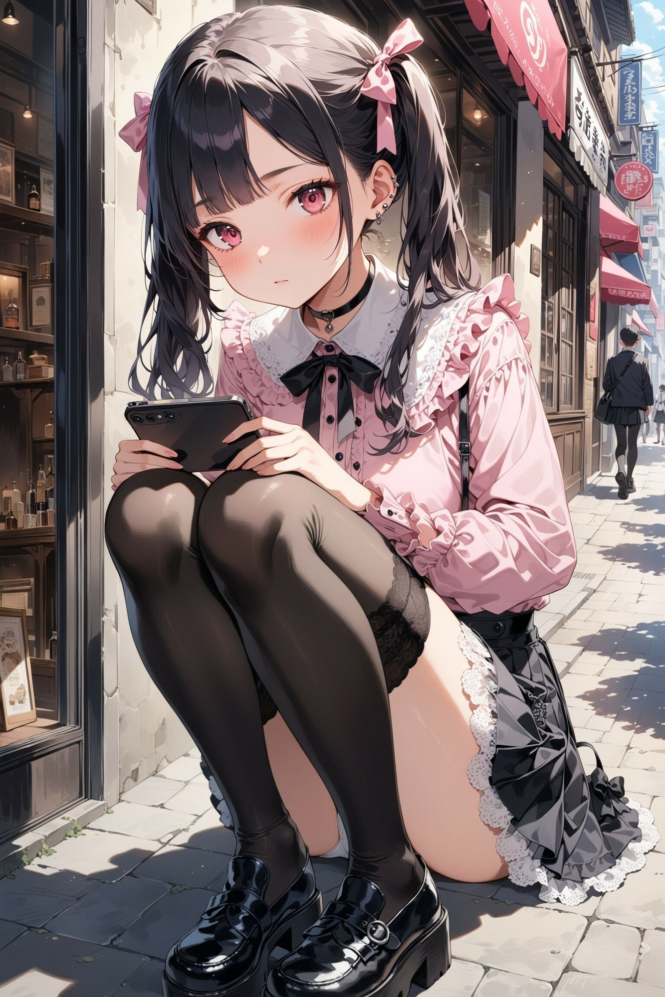 サンプル画像1:地雷系女子の誘惑（廉価版）(AI天獄) [d_417615]