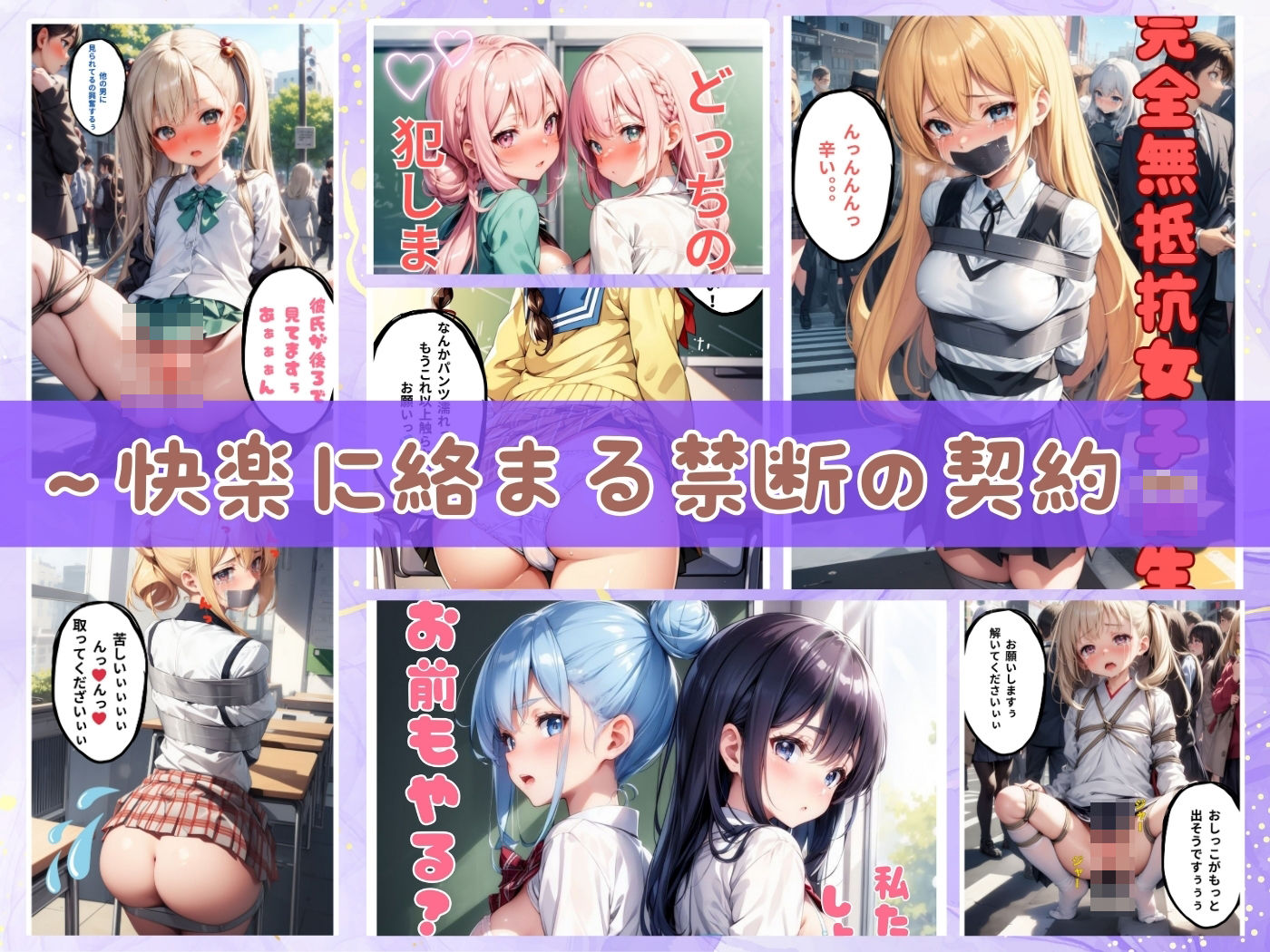 サンプル画像2:濡れた縄 〜快楽に絡まる禁断の契約〜(スクールパラダイス) [d_417652]