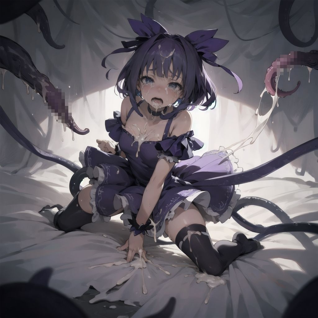 サンプル画像4:触手に屈服した魔法少女たち(おすそわけ) [d_417815]