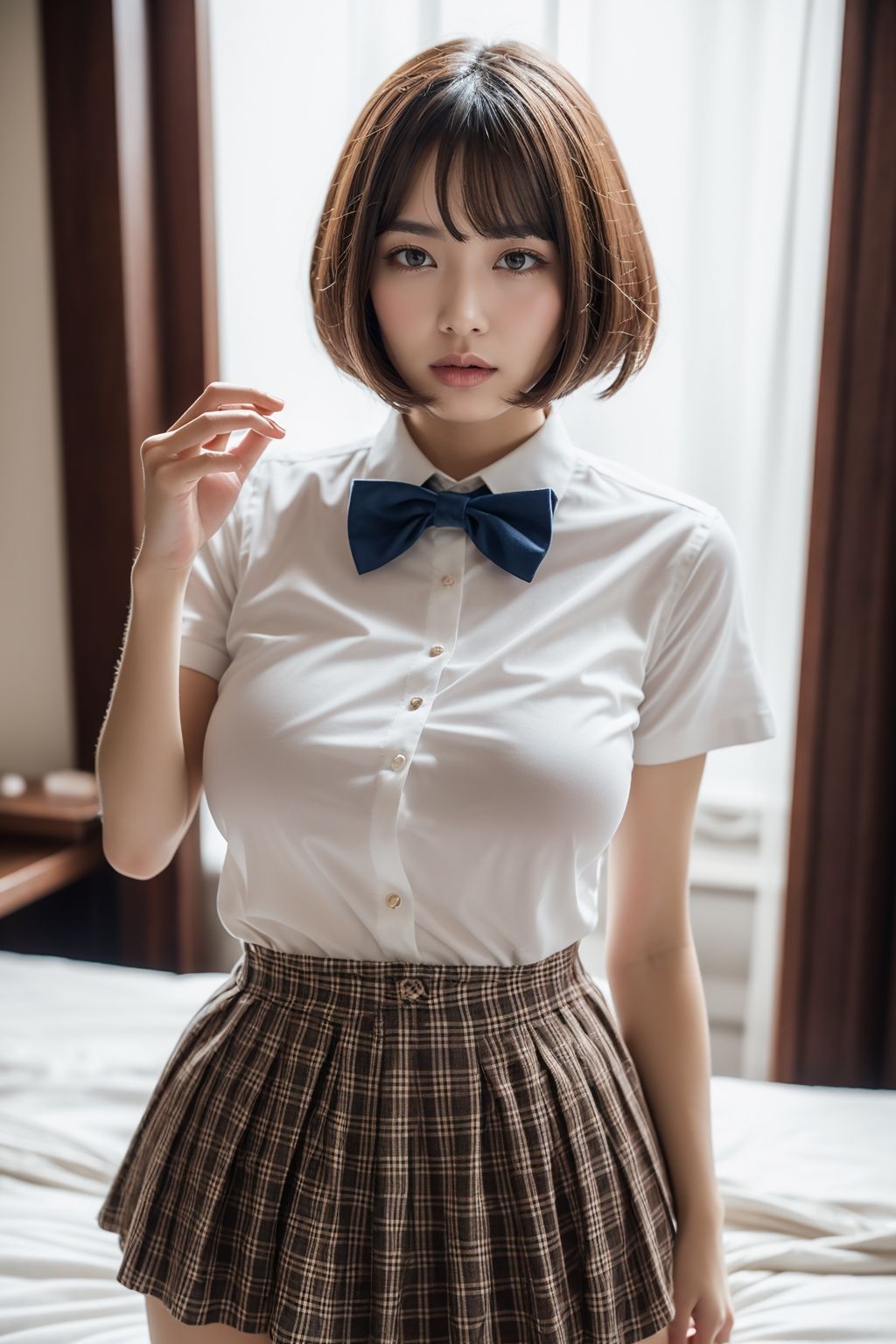 サンプル画像3:素人女子校生 彼氏持ちの可愛い後輩とやりまくり(美女建設株式会社) [d_417867]