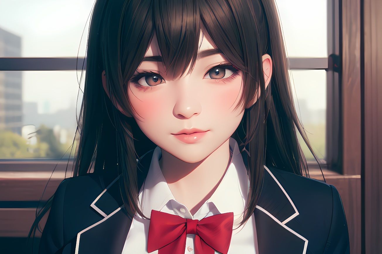 サンプル画像1:爆乳JK 城山星華(newあろ〜) [d_417914]