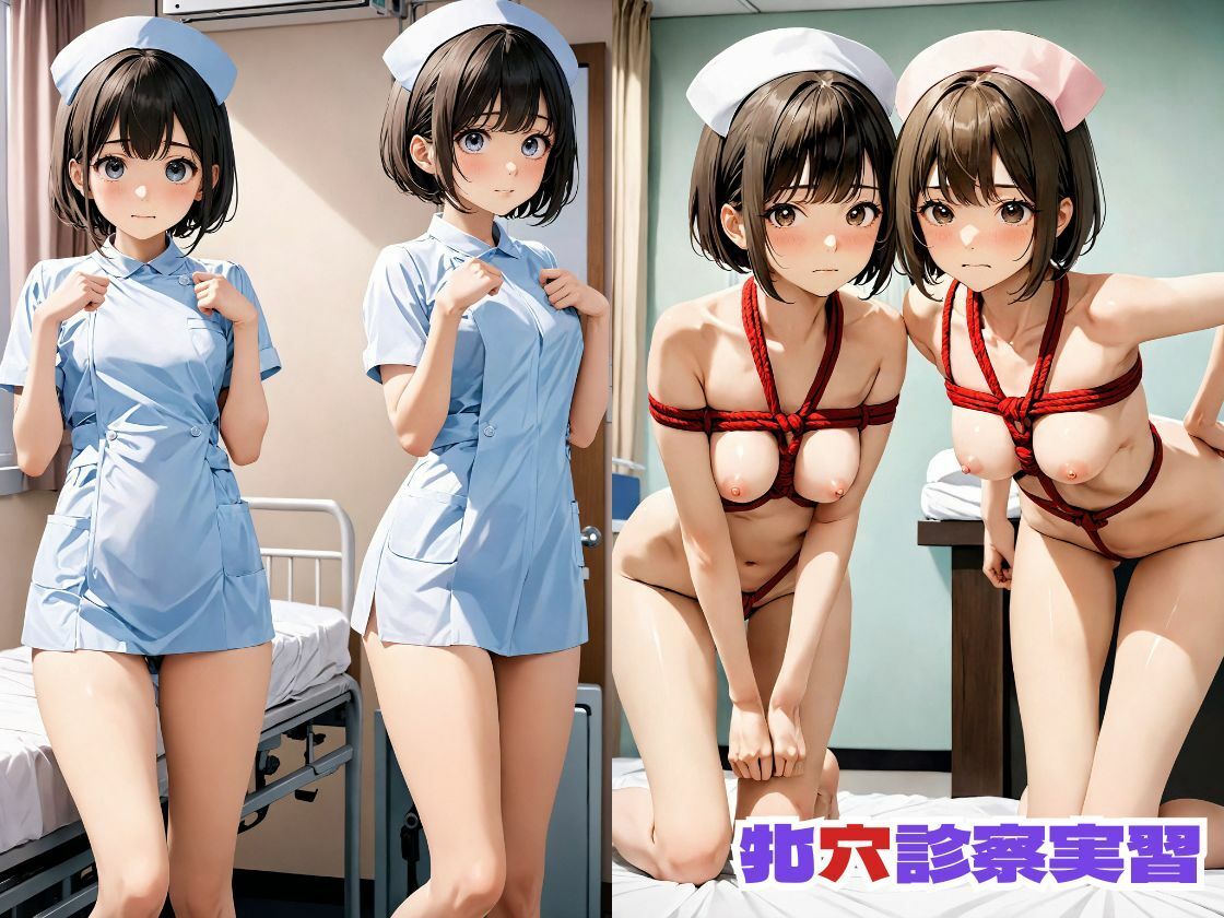 サンプル画像2:新人ナース牝穴診察実習 Vol.2【4K】(牝あんな) [d_417942]