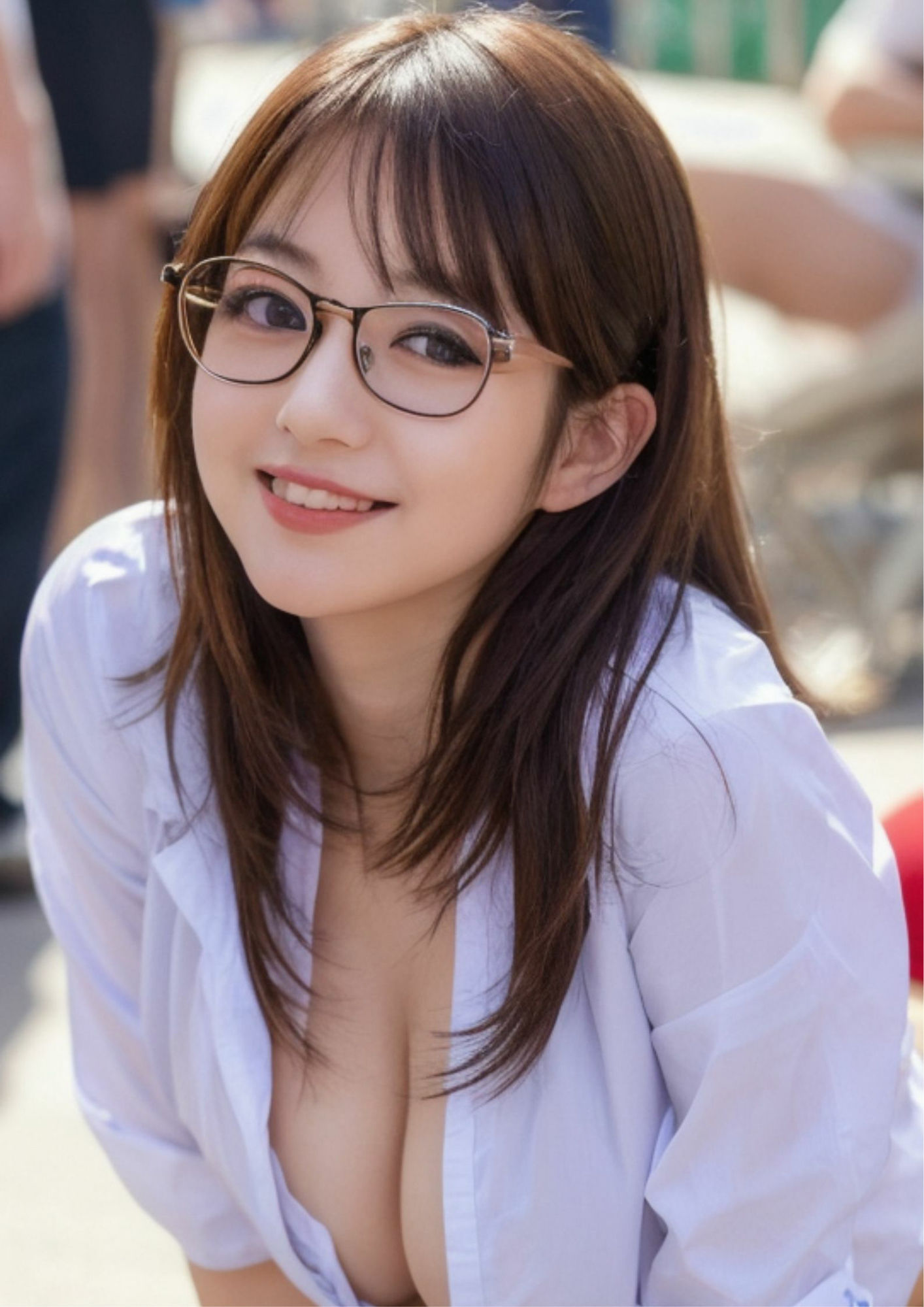 サンプル画像2:メガネの似合う彼女 シリーズNO.2 デート編(アホデン) [d_418005]