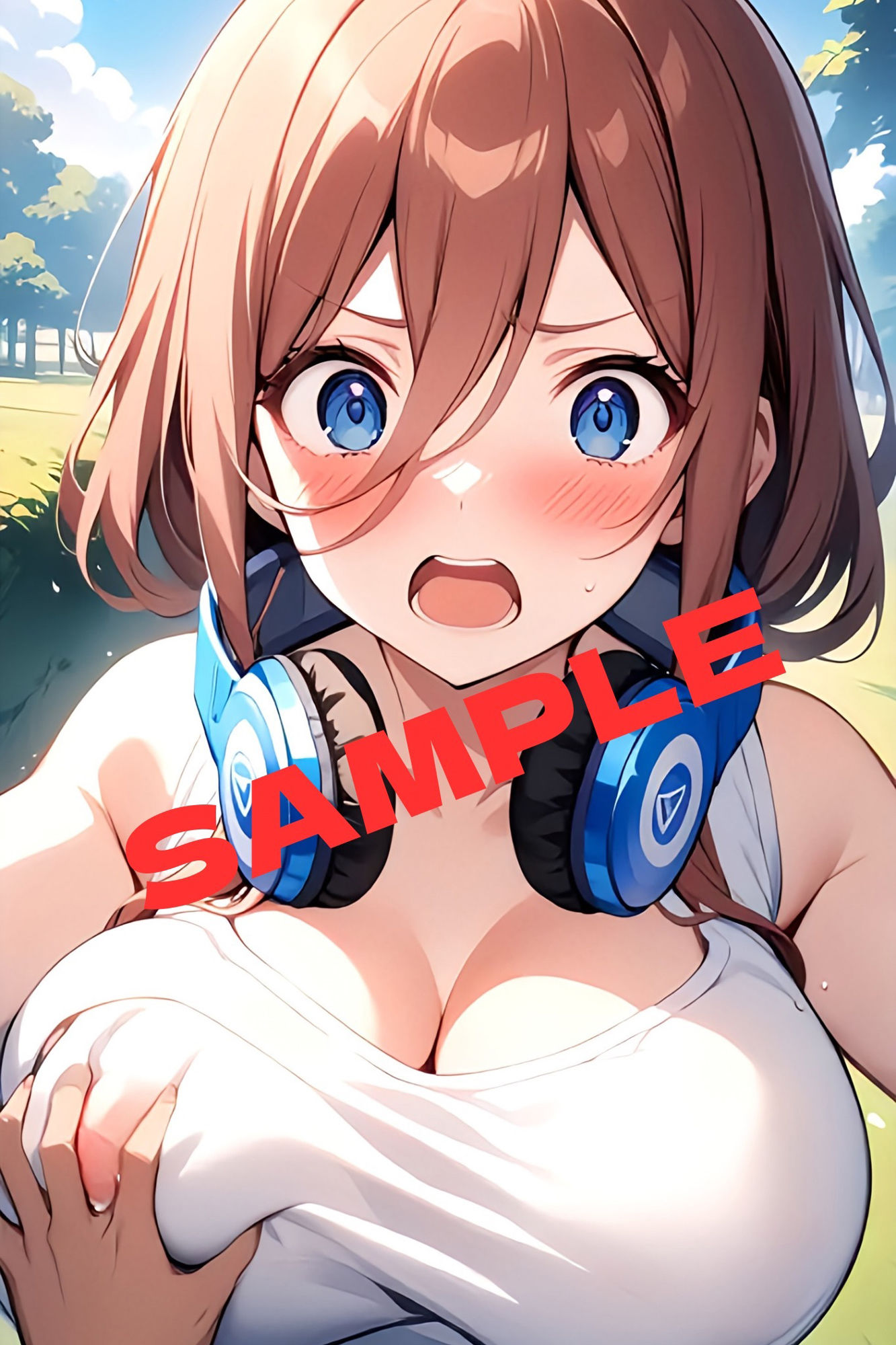 サンプル画像4:中野◯玖 彼女と過ごす夏休み(かわいあい) [d_418033]