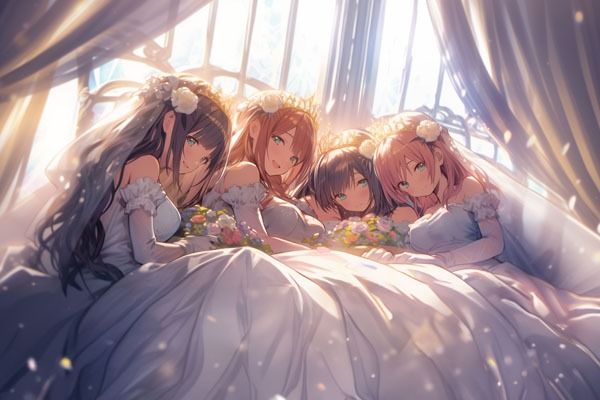 ドレス美少女28 ウエディングドレス×アイドルグループ (d_418098) - d_418098jp-007