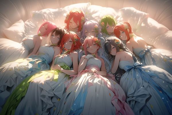 ドレス美少女28 ウエディングドレス×アイドルグループ (d_418098) - d_418098jp-008