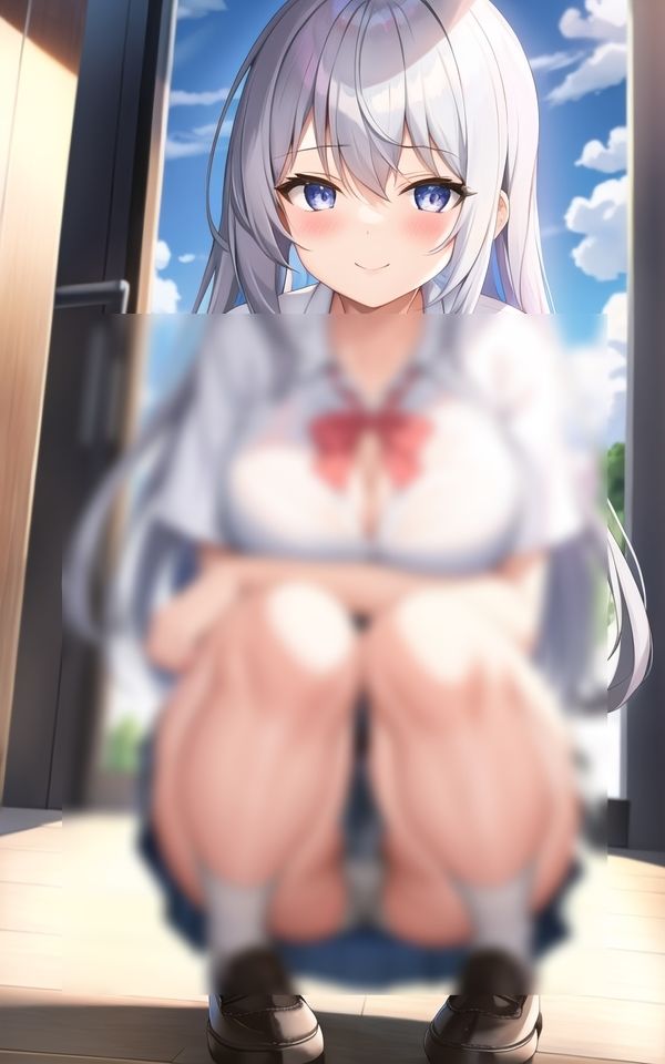 サンプル画像1:学年一番の美女がパンチラ見せてくれた(はごろも) [d_418127]