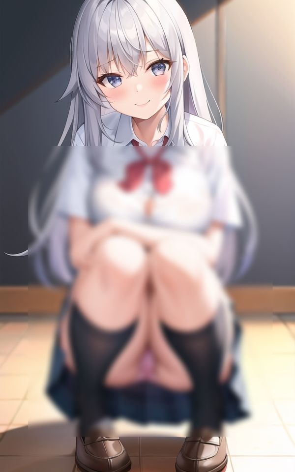 サンプル画像2:学年一番の美女がパンチラ見せてくれた(はごろも) [d_418127]