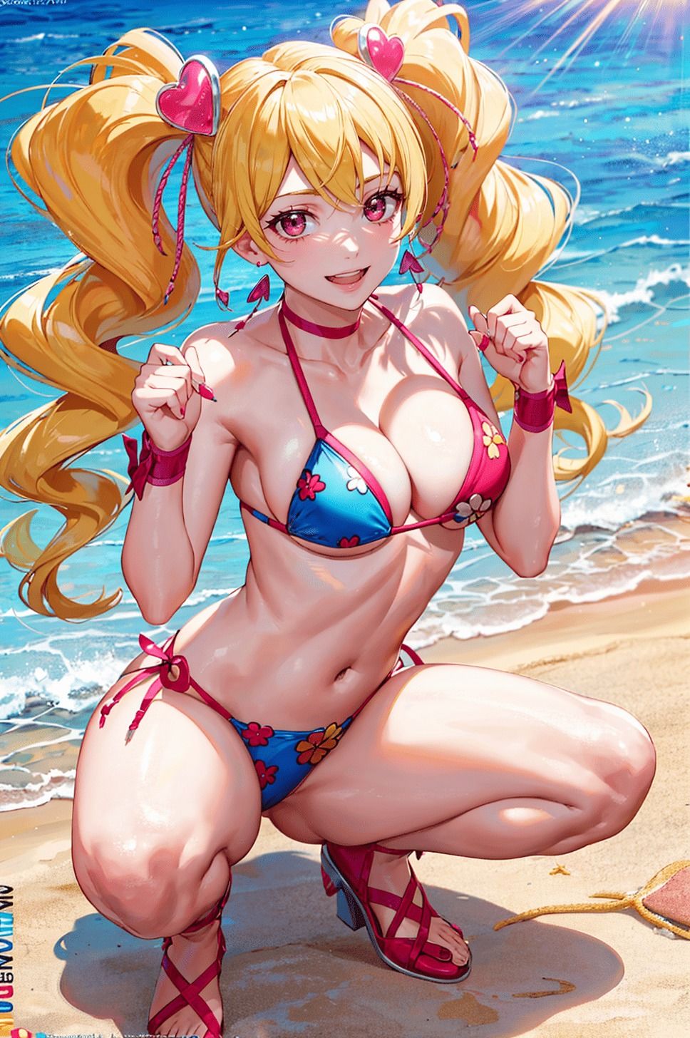 サンプル画像4:【フレッシュプ〇キュア！】キュ〇ピーチ 桃〇ラブの写真集(DJart_ISUKO) [d_418176]