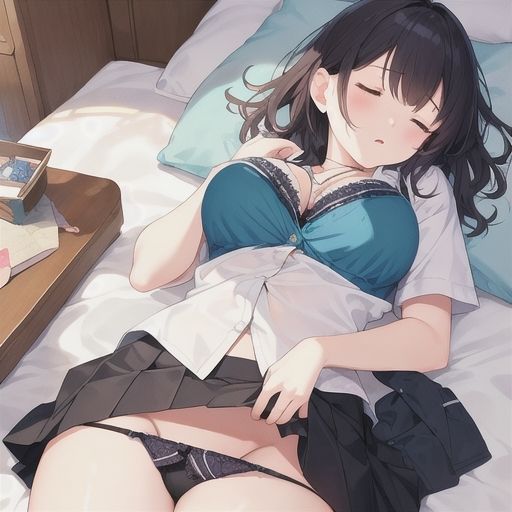 サンプル画像5:眠るJK(KD出版) [d_418230]