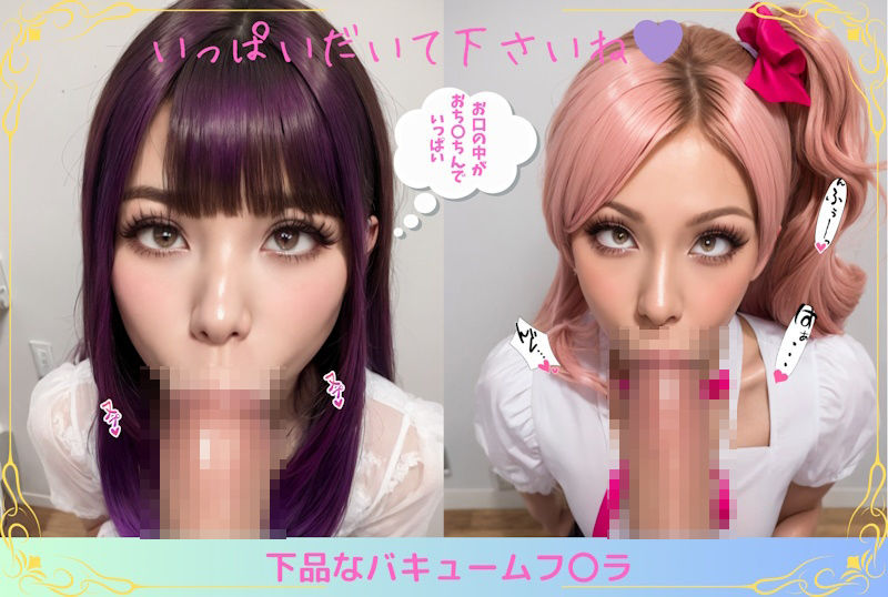 サンプル画像2:フェラコレクション_02（コスプレギャル編）(ぼっち) [d_418233]