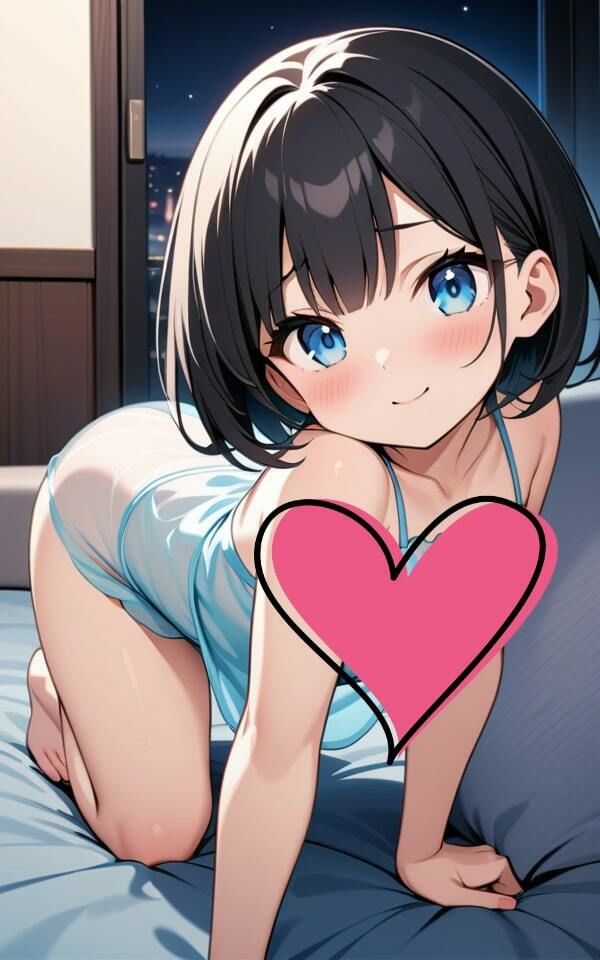 サンプル画像4:恥じらいのキャミ姿(おしくらまんじゅう) [d_418269]