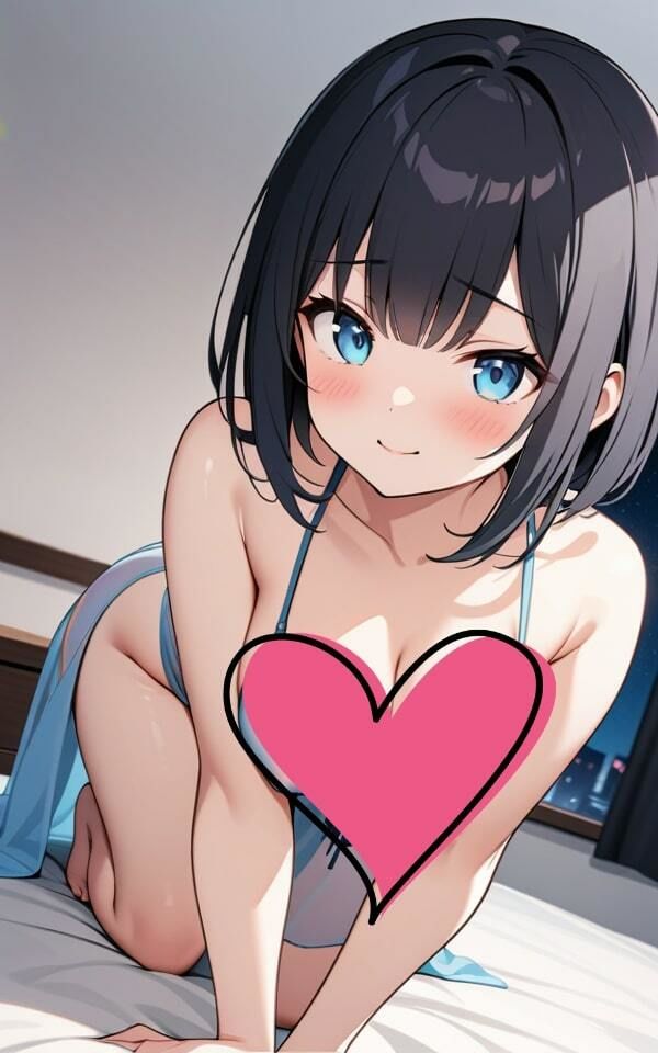 サンプル画像5:恥じらいのキャミ姿(おしくらまんじゅう) [d_418269]