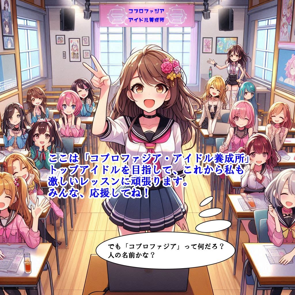 サンプル画像1:ようこそ！コプロファジア・アイドル養成所へ(えねまん) [d_418349]