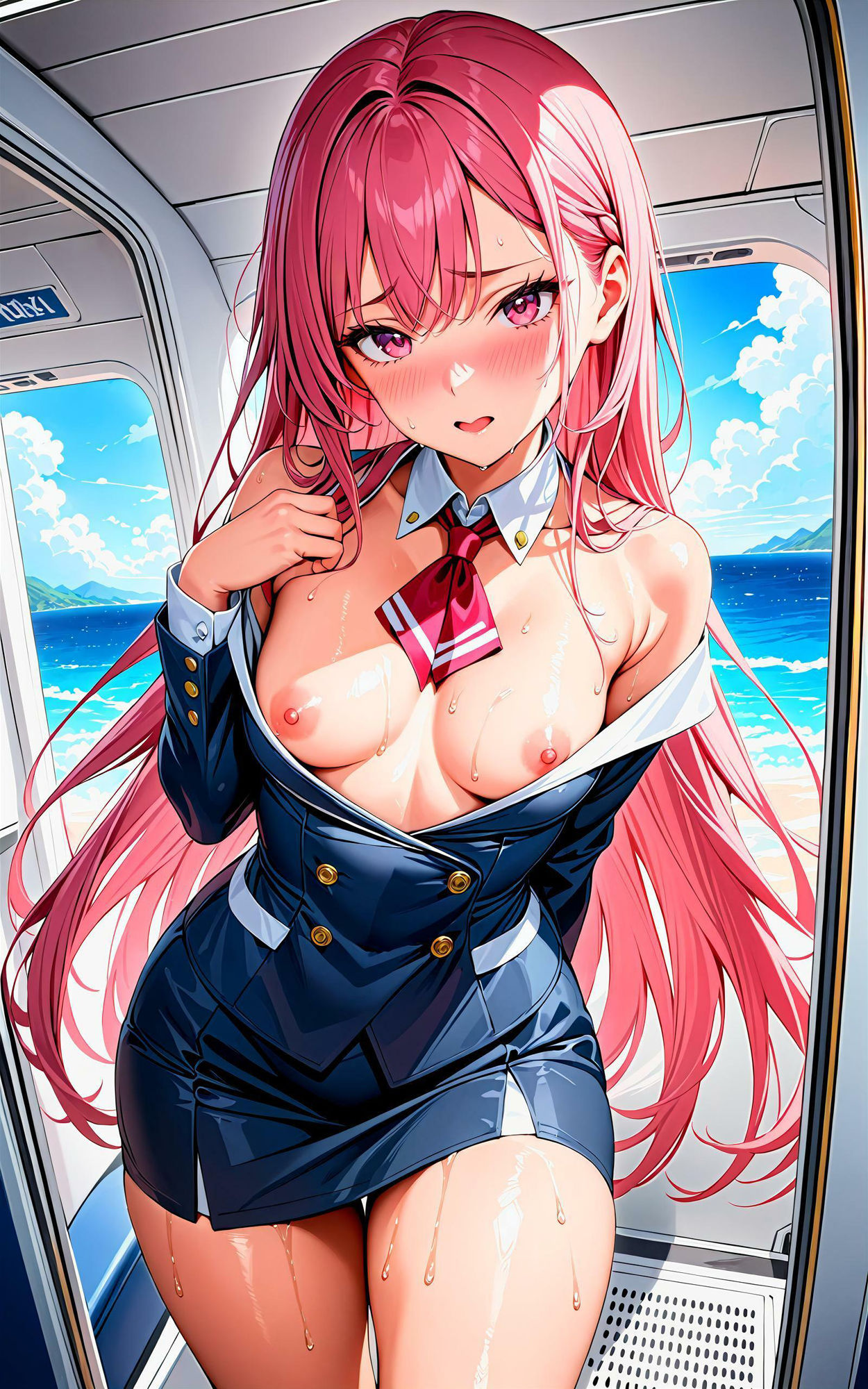 サンプル画像2:【R-18】エチエチCAさん（女上司）-CAさんの色気で僕の翼がテイクオフなんだがw-(BETA) [d_418378]