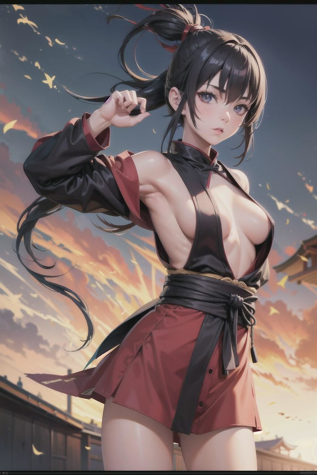 サンプル画像1:くノ一美女のCG集 ver.ANIME(駆け抜けて性春) [d_418422]