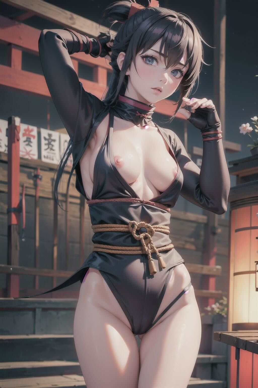 サンプル画像5:くノ一美女のCG集 ver.ANIME(駆け抜けて性春) [d_418422]