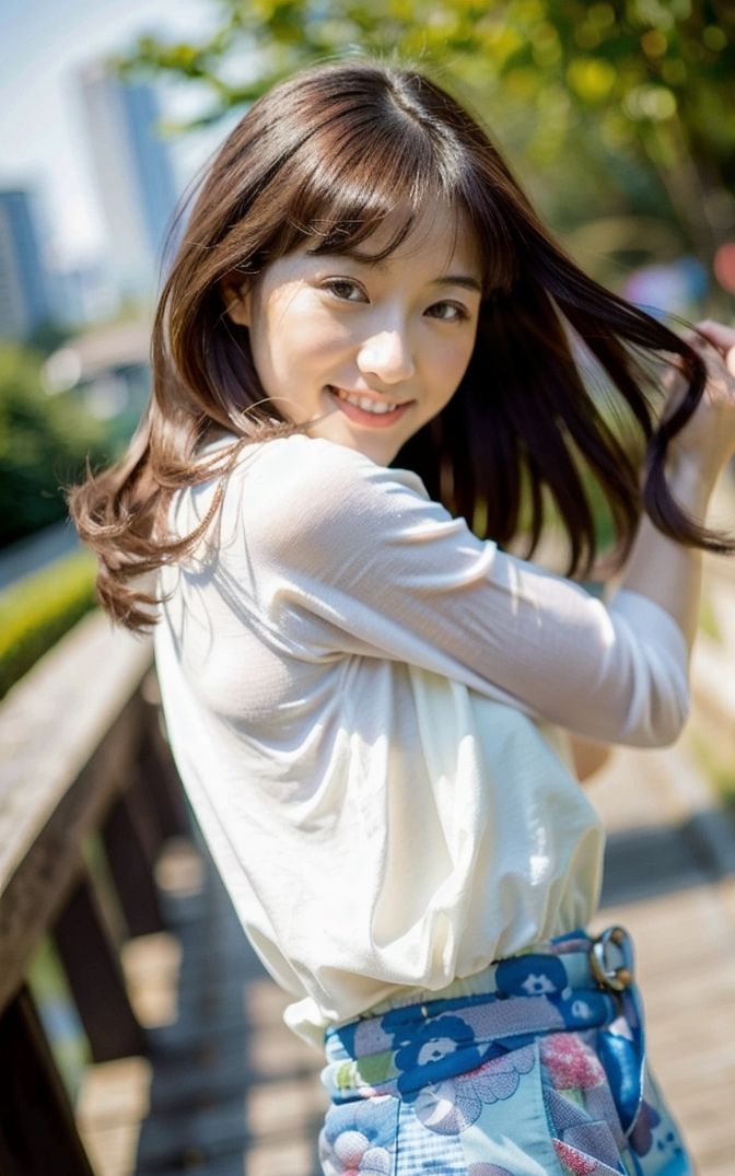 美人彼女と過ごす休日2「今日は開放的な気分」【AI美女グラビア写真集】の画像7