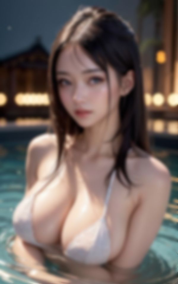 サンプル画像2:ナイトプールで男を漁る淫乱巨乳ビッチギャル(kawaiiえいあい.com) [d_418436]