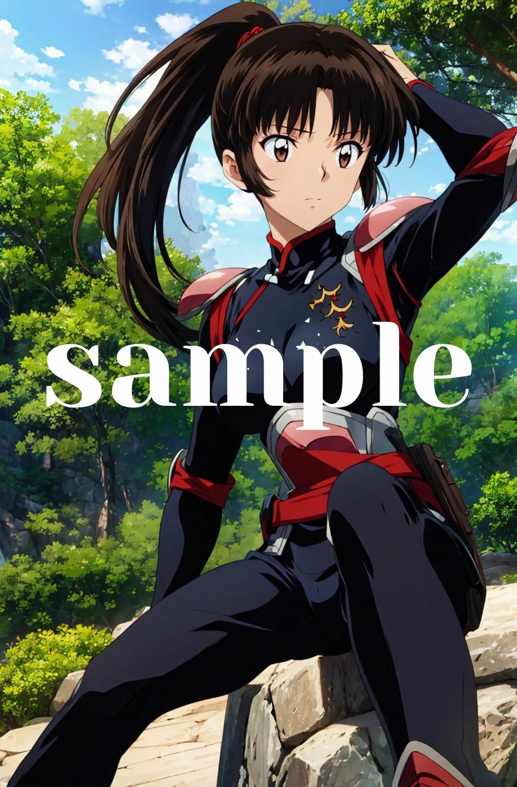 サンプル画像1:退治屋だって女なのさっ！(ちっぱいですがなにか) [d_418461]