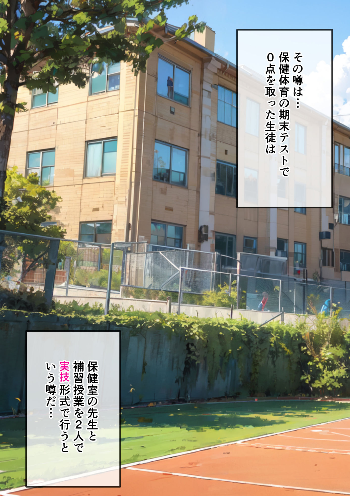 サンプル画像3:テホドキ ー保健体育の実技授業ー(数多の空) [d_418503]