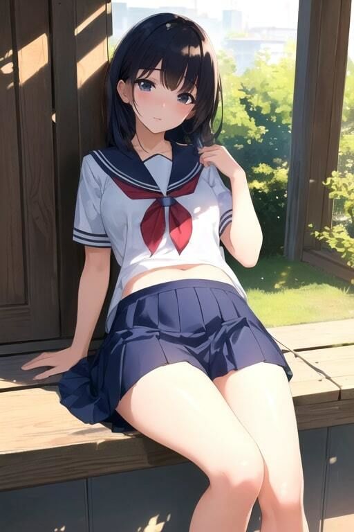 サンプル画像1:幼馴染との想い出〜制服編 その2〜(忍の庵) [d_418555]