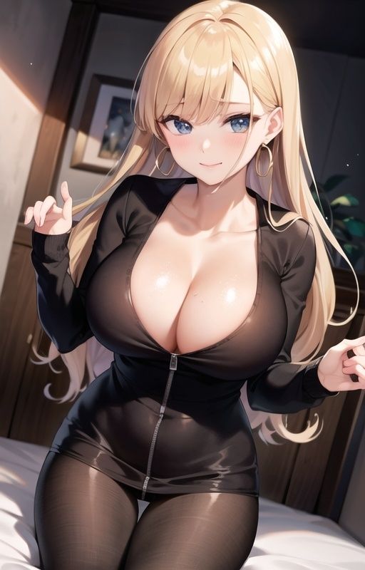 サンプル画像1:清楚な金髪美女とパコパコ交尾で本気イキ(ぬるぬるホール) [d_418752]