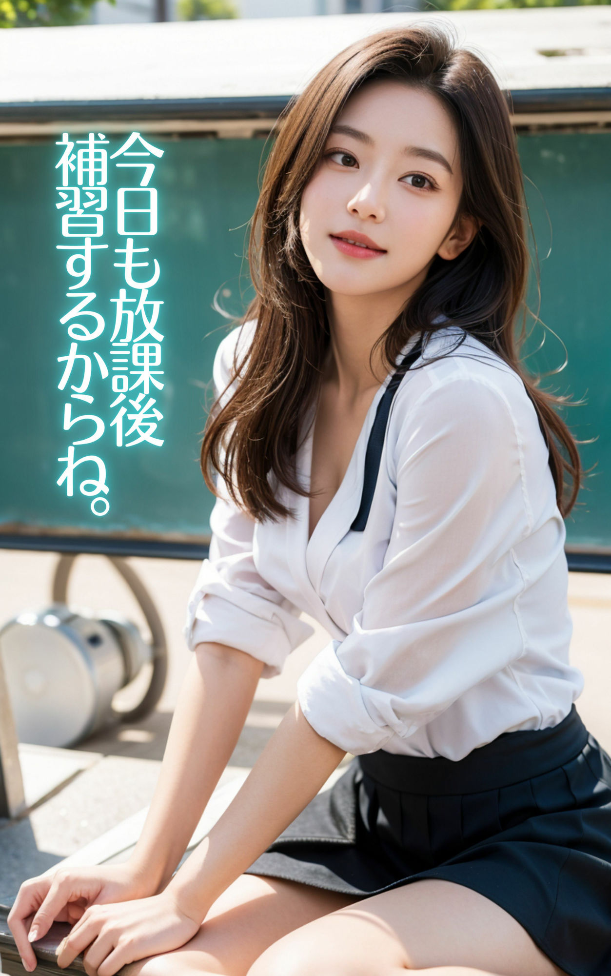 サンプル画像4:冴えない俺が美女3人と放課後ヒミツの中出しセックス(ちぐはぐくりえいと) [d_418788]