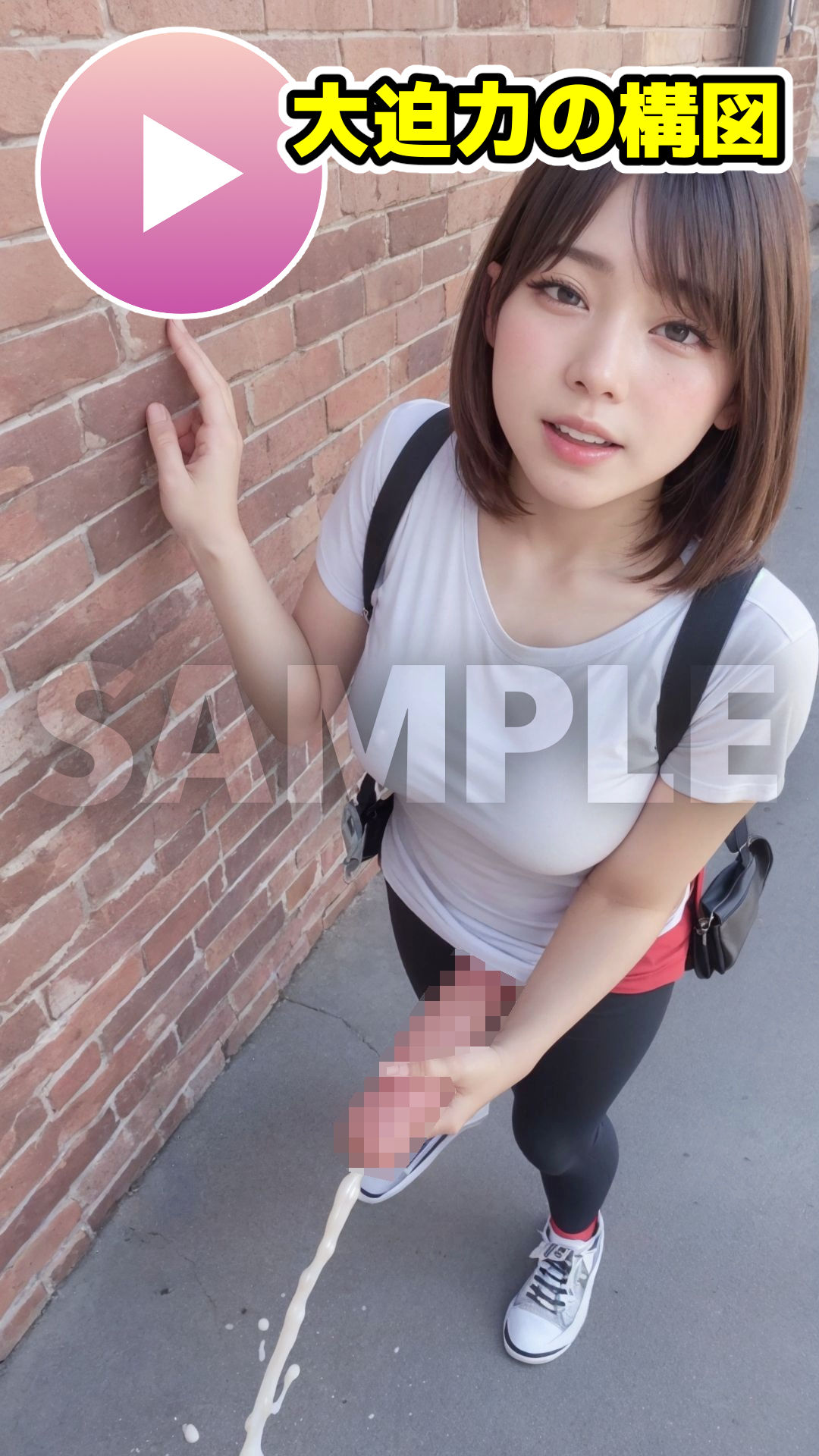 サンプル画像3:ふたなり変態露出射精100連発【写真集＋イキ顔動画】(コメットパンチ) [d_418841]