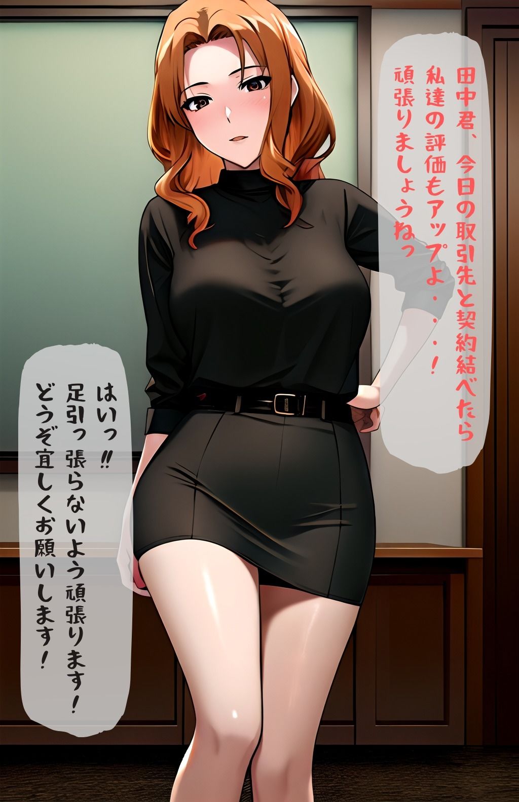 サンプル画像1:橘京香 後輩君との甘い夜(ぶるーしゃとー) [d_418993]