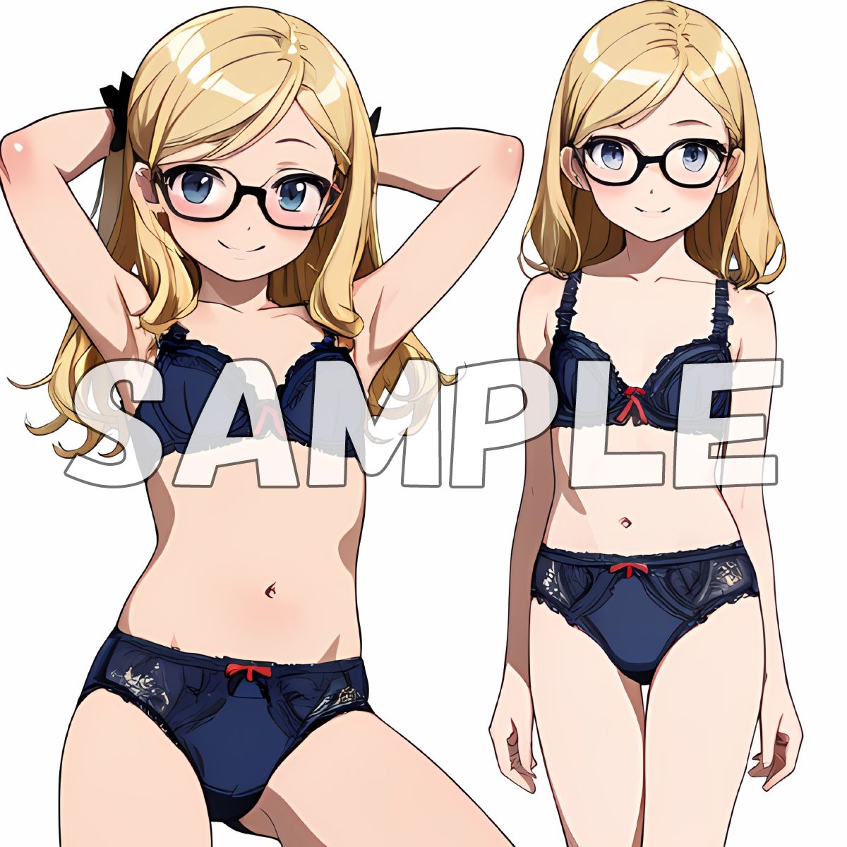 サンプル画像1:きまぐれ眼鏡ッ娘おぱんつ03(牡丹桜) [d_419000]