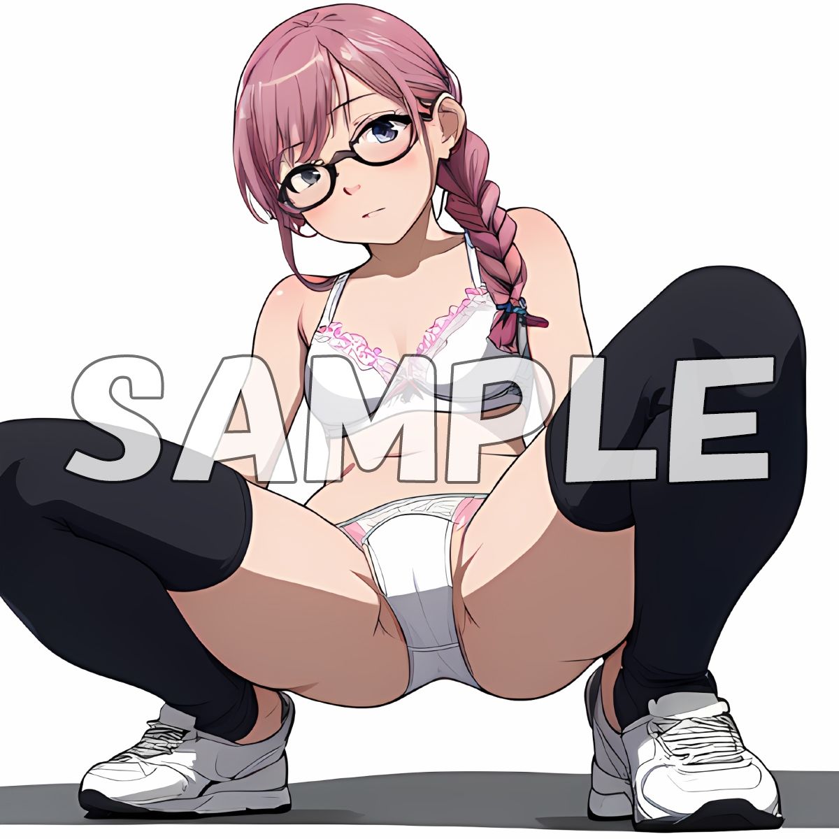 サンプル画像4:きまぐれ眼鏡ッ娘おぱんつ03(牡丹桜) [d_419000]