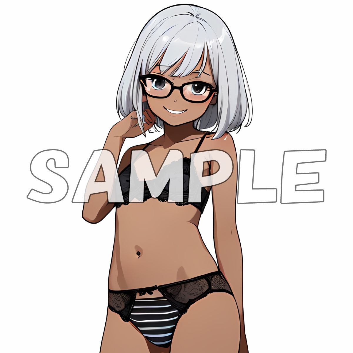 サンプル画像5:きまぐれ眼鏡ッ娘おぱんつ03(牡丹桜) [d_419000]