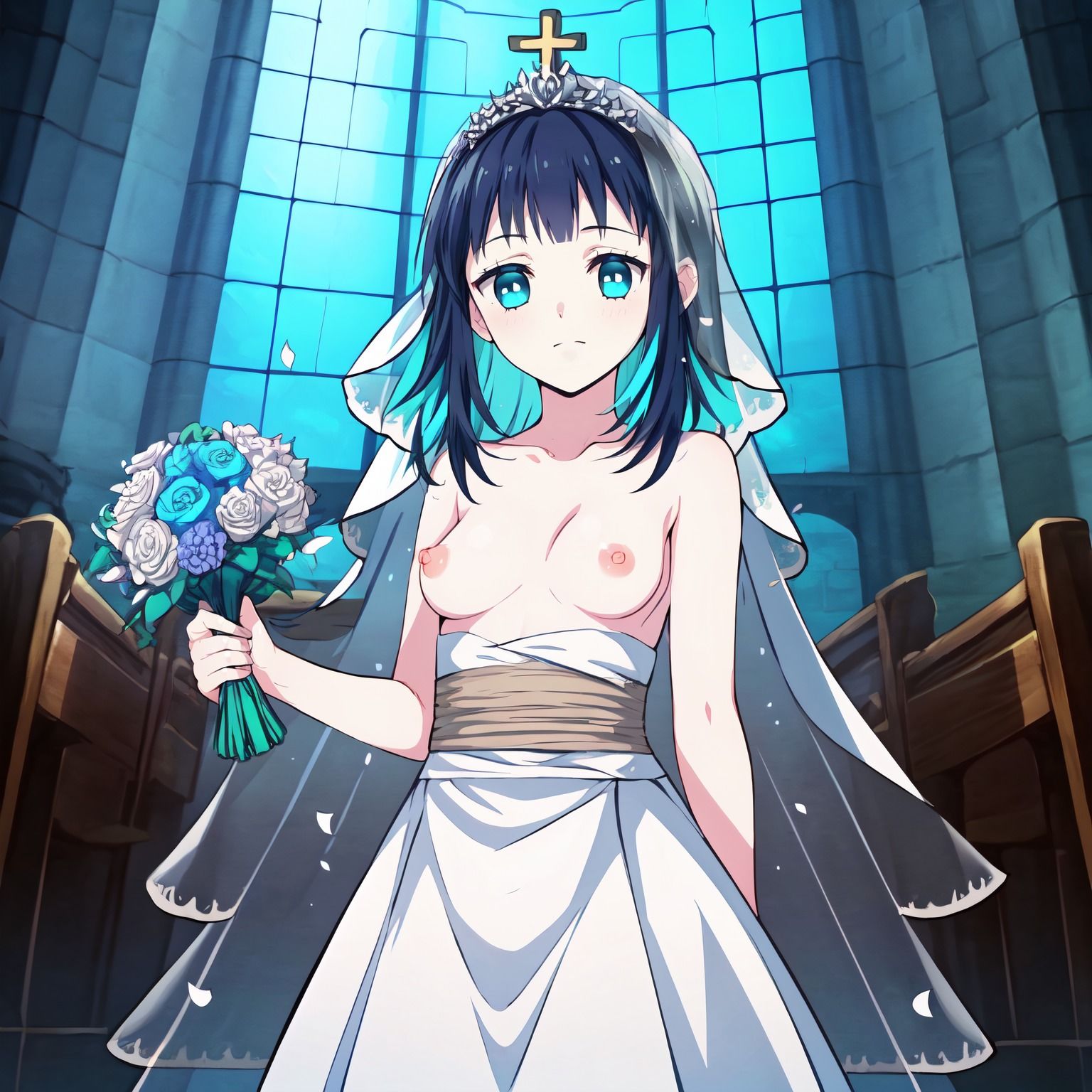 サンプル画像4:ウェディングヌード（鬼滅の刃）(Lowisの画廊) [d_419043]