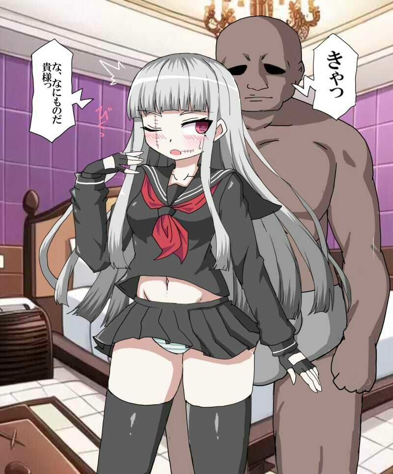 サンプル画像2:うちのこセーラー服ちゃんがセックスしないと出られない部屋に閉じ込められ技能実習生のボブとセックスさせられちゃう(秘密の箱) [d_419180]