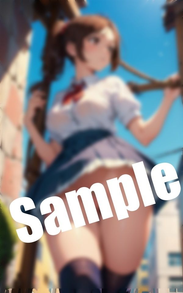 サンプル画像3:ノーパンを下から覗き見〜童顔の巨乳美女が恥ずかしい姿に…(露出系美女クラブ) [d_419207]