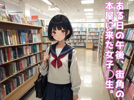 サンプル画像1:女子◯生が本屋にレ◯プされる話(ダイナマイトおっすん) [d_419230]