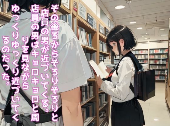 サンプル画像3:女子◯生が本屋にレ◯プされる話(ダイナマイトおっすん) [d_419230]